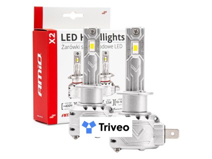 LED žiarovky hlavného svietenia H1 X2 Series AMiO