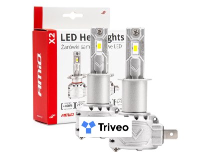 LED žiarovky hlavného svietenia H3 X2 Series AMiO