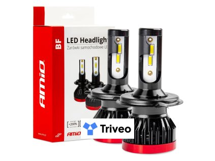 LED žiarovky hlavného svietenia H4 BF séria AMiO
