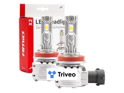LED žiarovky hlavného svietenia H8/H9/H11 X2 Series AMiO