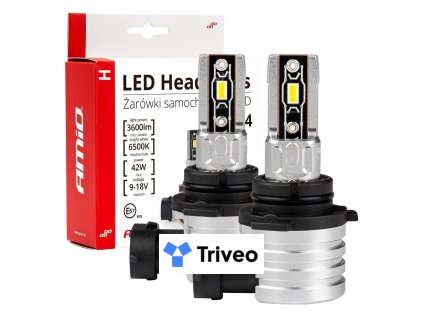 LED žiarovky hlavného svietenia HB4 9006 H-mini Series AMiO