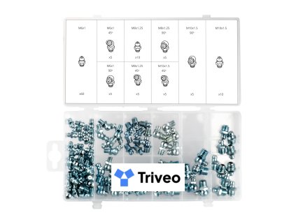 Mazacie hlavice, sada 110 ks