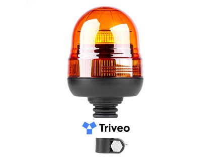 Výstražný LED maják WAR09P, ECE R10 R65 39LED 12/24V IP56