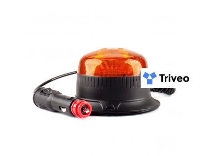 Výstražný maják W21ml Magnet / 3 skrutky R65 R10 18LED 12/24V IP56