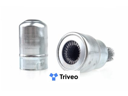 Čistiaca kefa pre póly batérie a svorky, kovová.