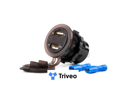 Nabíjačka 2xUSB 12/24V MOD-06