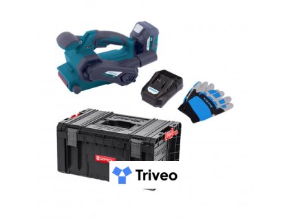 Aku pásová brúska 18V + batéria 5.0Ah + nabíjačka 3.5A + box XT102755-1B5B