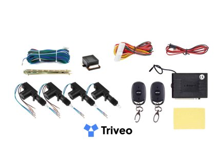 Sada centrálneho zamykania s diaľkovými ovládačmi / 2 Master + 2 Slave