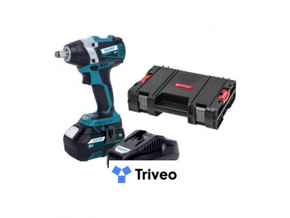 Aku Rázový uťahovák na hlavice 1/2"18V  300Nmbezuhlíkový + 5.0 Ah + Nabíjačka 3.5 A XT102830-1B5B