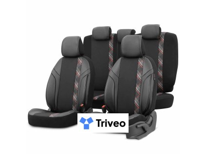 Sada autopoťahov OTOM HORIZON 1801 RED 3-ZIP