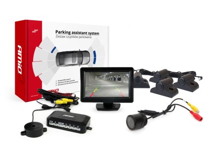 Parkovacie senzory TFT01 4,3" kamera HD-301-IR , 4-senzory
