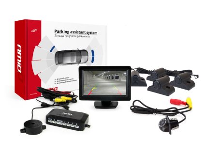 Parkovacie senzory TFT01 4,3" kamera HD-305 LED 4-senzory
