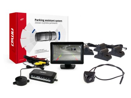 Parkovacie senzory TFT01 4,3" kamera HD-310 4-senzory