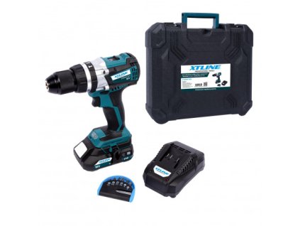644 1 aku vrtacka s priklepom bezuhlikova 18v 65nm set xt102800 1b2b