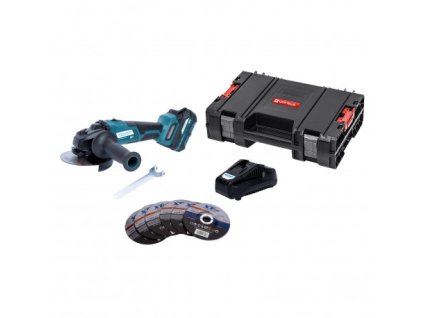 653 1 aku uhlova bruska 125m 18v 5ah bateria 3 5a nabijacka box xt102835 1b5b