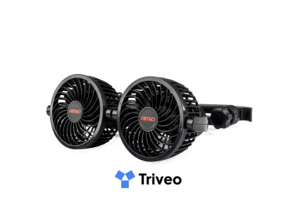 Ventilátor do auta pre opierku hlavy 12V