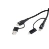 Multikábel USB C-USB C iOs USB A FullLINK 1m UC-15