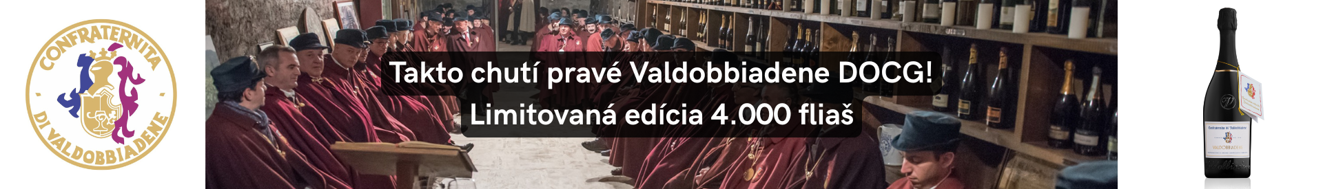 Confraternita di Valdobbiadene najlepšie prosecco docg - limitka