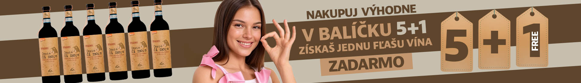 Balíček vín 5+1 zadarmo