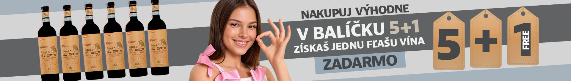Balíček vín 5+1 zadarmo
