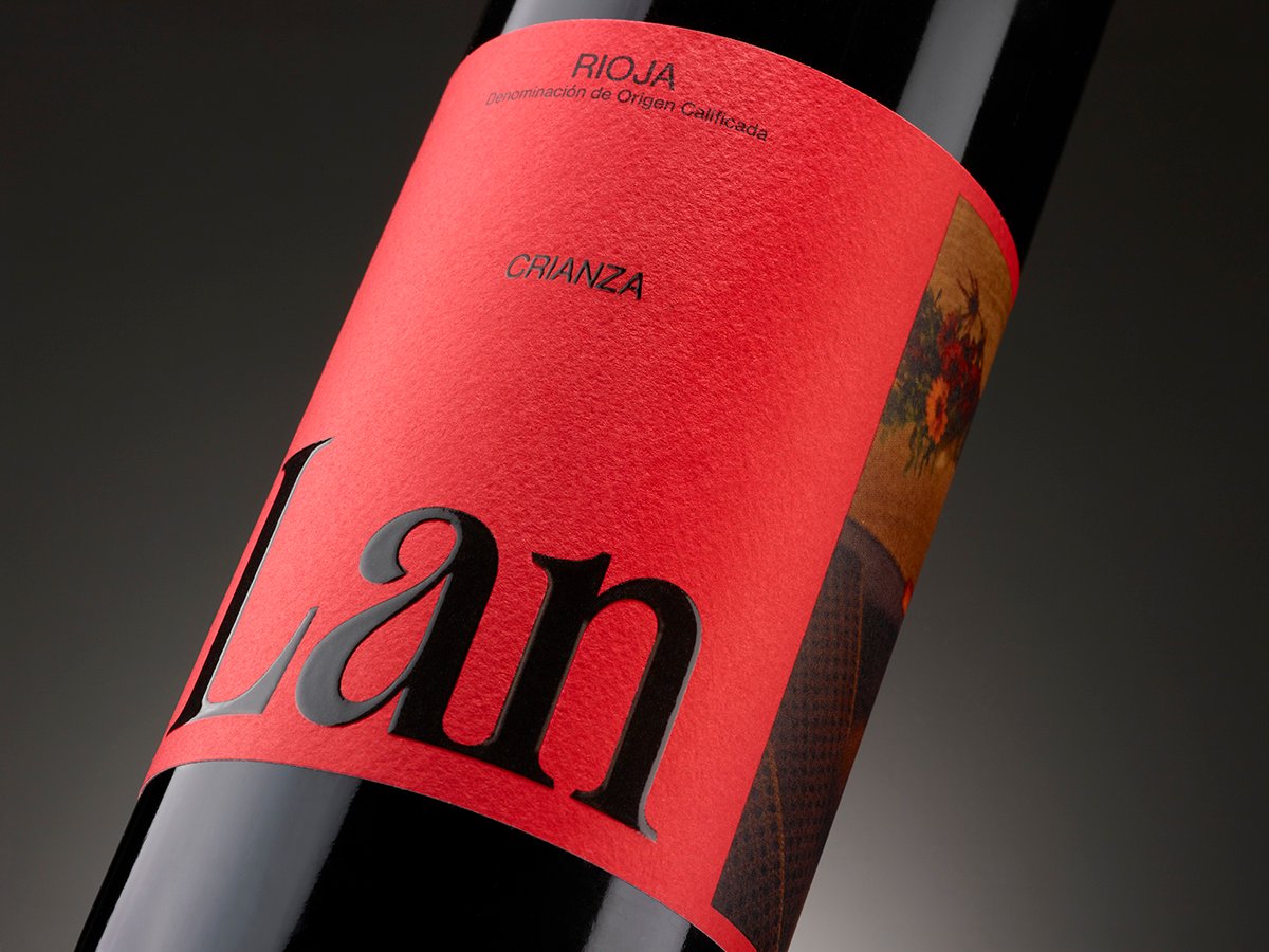 Etiketa vína LAN Crianza