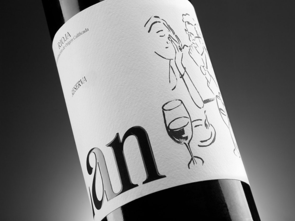 Etiketa vína LAN Reserva