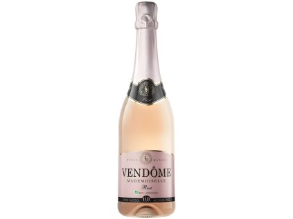 Vendôme Mademoiselle Sparkling Rosé nealkoholické ružové víno s chuťou malín a jemnými bublinkami