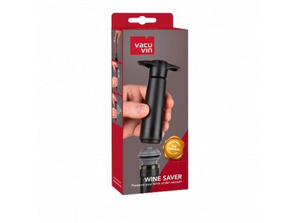 09814606 Wine Saver Black 1 Pump 2 Stoppers Pack trivino sk