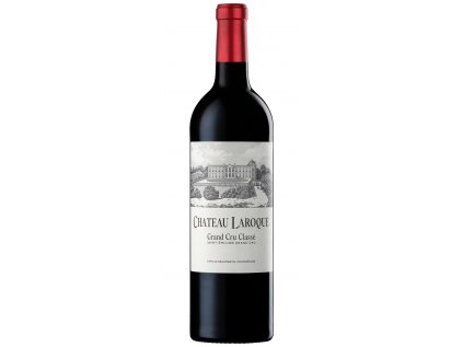 CHATEAU LAROQUE St. EChâteau Laroque Grand Cru Classé Saint-Émilion AOC červené bordeaux víno prémiová fľaša Merlot