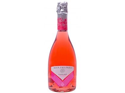 Riva dei Frati Claudia Rosé Brut s jemnou ružovou farbou a ovocnou vôňou