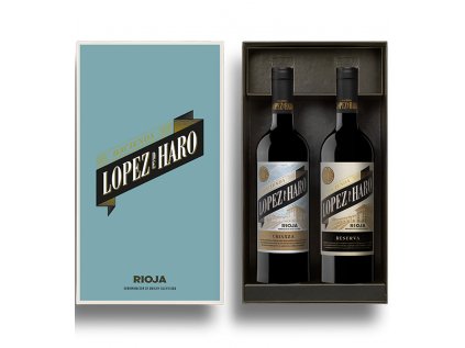 LOPEZ DE HARO Rioja Crianza + Rioja Reserva (2 bottles), 2x0,75l