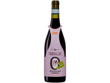 Zeropuro Mineraliae Montepulciano – bio víno bez síry s minerálnou chuťou a plnou arómou z Abruzza