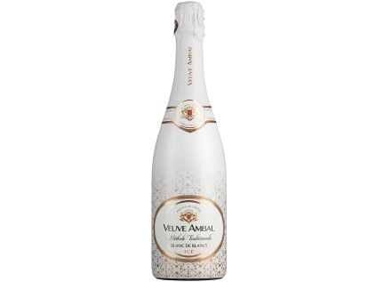 Ice Blanc de Blancs Veuve Ambal – platinovo žltý crémant, citrus, melón, jemná sladkosť, Burgundsko