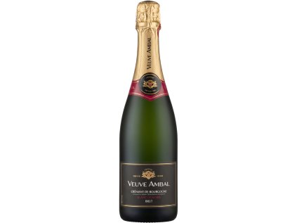 Veuve Ambal Blanc de Noirs Rosé Crémant de Bourgogne s jemnou ružovou farbou a ovocnou vôňou