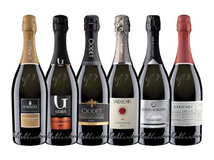 Degustačný balíček Prosecco Superiore DOCG – 6 fliaš brut prosecca z Valdobbiadene, prémiové talianske šumivé vína s jemným perlením