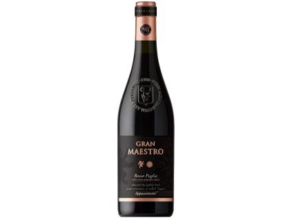 Grand Maestro Appassimento Rosso Puglia červené víno s intenzívnou vôňou černíc a sušeného ovocia