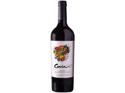 Gaia Malbec Orgánico – bio červené víno, intenzívna farba, ovocná chuť, francúzske barikové sudy, Mendoza