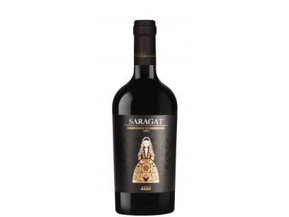 Saragat Cannonau di Sardegna DOC Tenuta Atzei sardínske červené víno s intenzívnou tmavou farbou
