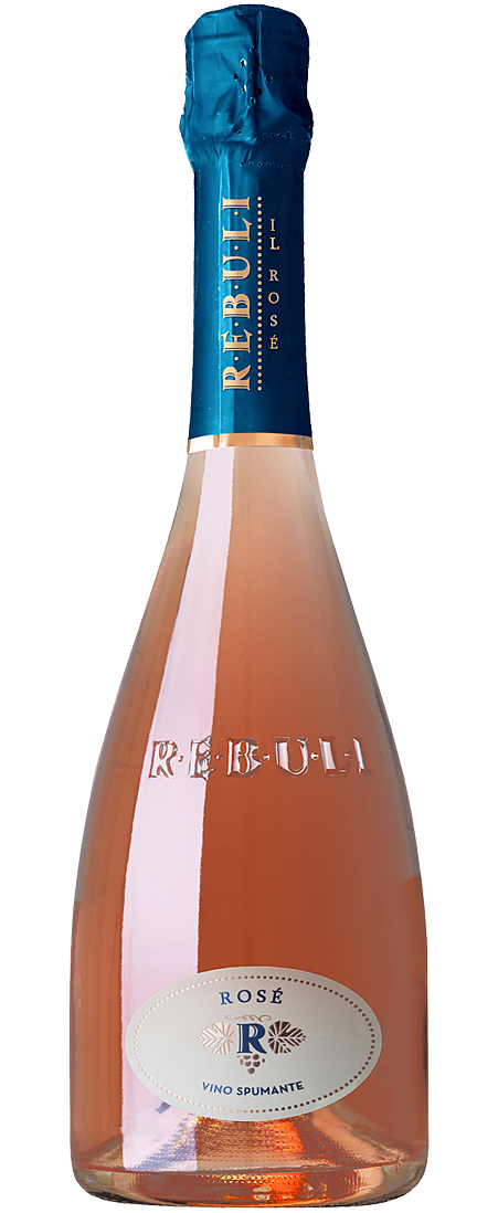 REBULI Rosé Extra Dry Vino Spumante ružové 11,00% 0,75l (čistá fľaša)