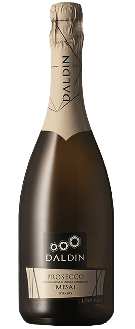 DALDIN Extra Dry Mesai Prosecco DOC biele 11,00% 0,75l (čistá fľaša)