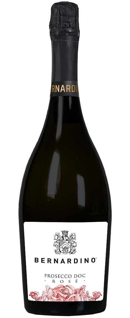 BERNARDINO Rosé Brut Prosecco DOC Treviso biele 11,00% 0,75l (čistá fľaša)