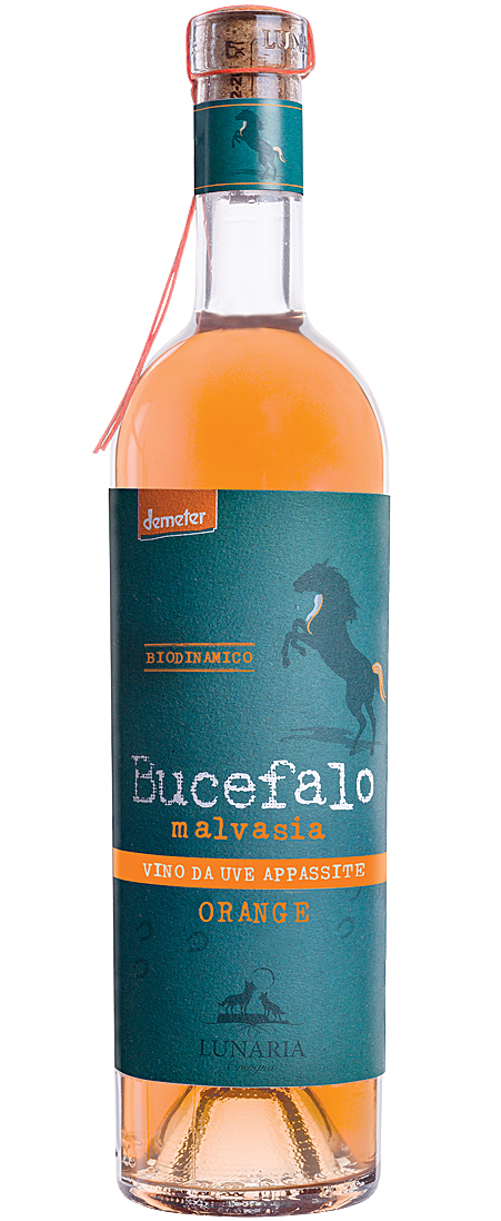 LUNARIA Bucefalo Malvasia Orange Vino Da Uve Appassite oranžové 12,00% 0,75l (čistá fľaša)