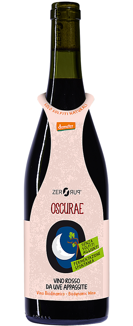 ZEROPURO Oscurae Rosso Vino Da Uve Appassite červené 13,00% 0,75l (čistá fľaša)