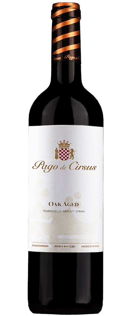 PAGO DE CIRSUS Oak Aged Navarra červené 14,00% 0,75l (čistá fľaša)
