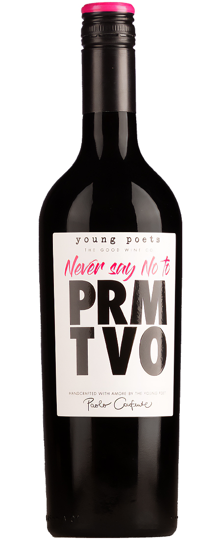 YOUNG POETS Primitivo červené 13,50% 0,75l (čistá fľaša)