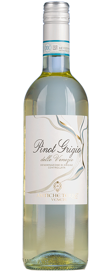 ANTICHE TERRE Pinot Grigio DOC biele 12,50% 0,75l (čistá fľaša)