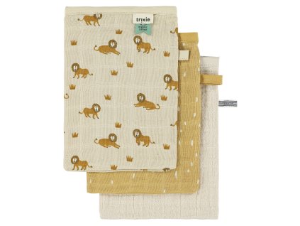 MUSLIN WASHCLOTHS 3PACK MIX