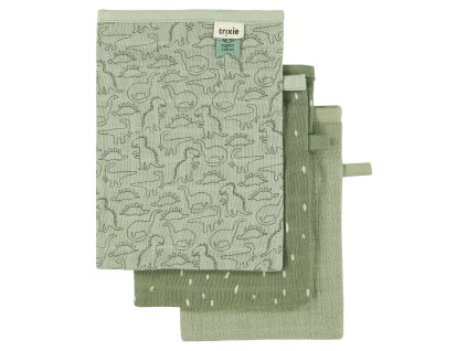 MUSLIN WASHCLOTHS 3PACK MIX