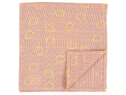 99 1 bavlnena plenka muslin cloths lemon squash velka 110 cm set 2 ks