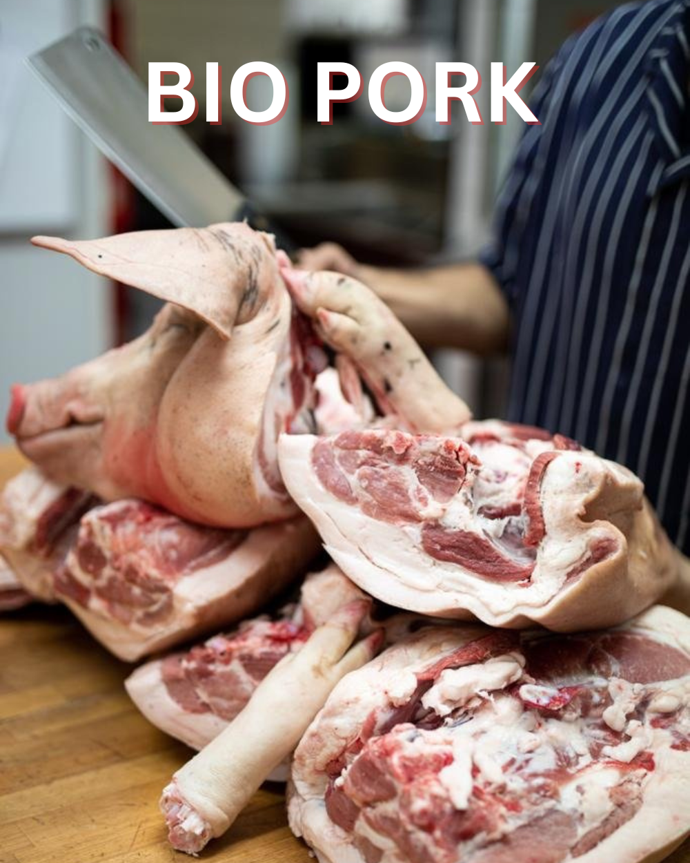 Bio pork meat Prague Farm